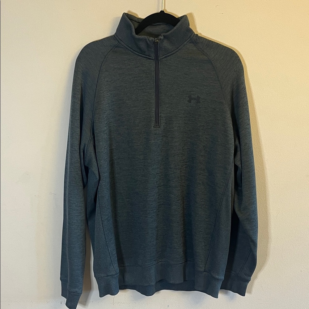 Under Armour Men's Dark Gray Zip-Up Sweater